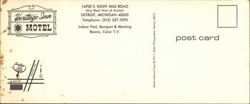 JZ Motel & Suites (Heritage Inn Motel) - Vintage Postcard (newer photo)